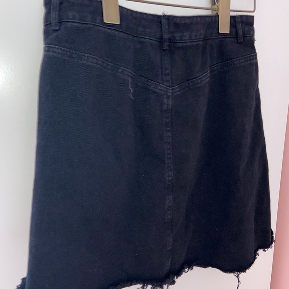 Denim Skirt | Black - Picture 6 of 7